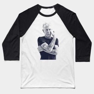 Anthoy Bourdain Baseball T-Shirt